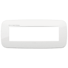 VIMAR - PLACCA ROUND 7M ANTIBATTERICO BIANCO 19687.AB.84