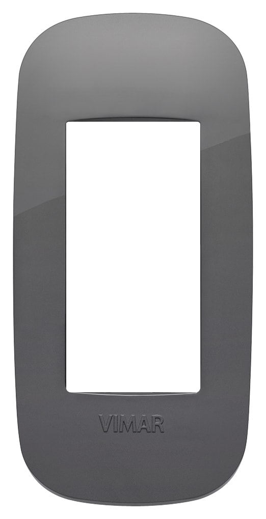 VIMAR - PLACCA ROUND 1MP GRIGIO