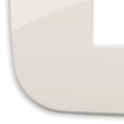 VIMAR - Placca tonda 1 modulo avorio per pannelli in tecnopolimero 19696.83