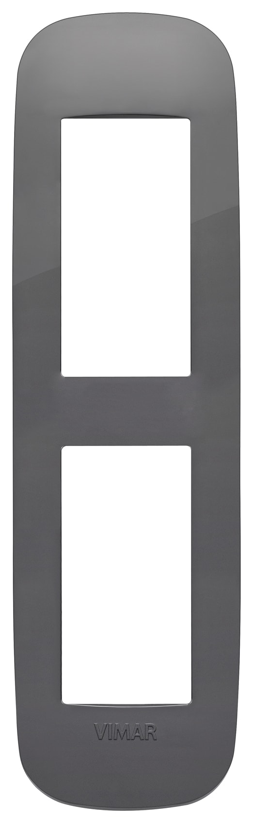 VIMAR - PLACCA ROUND 2MP GRIGIO
