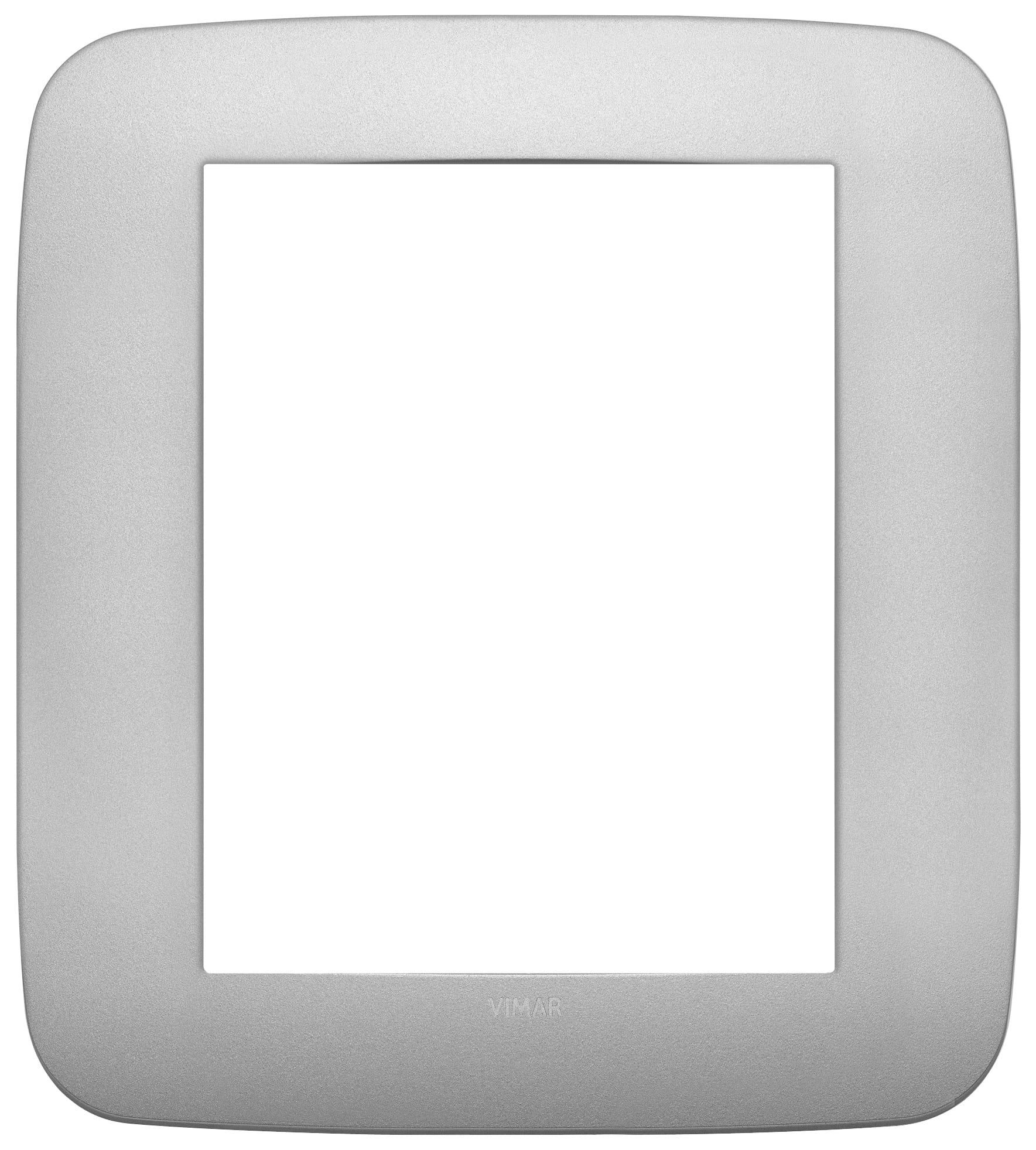 VIMAR - PLACCA ROUND 8M ARGENTO MATT 19698.23