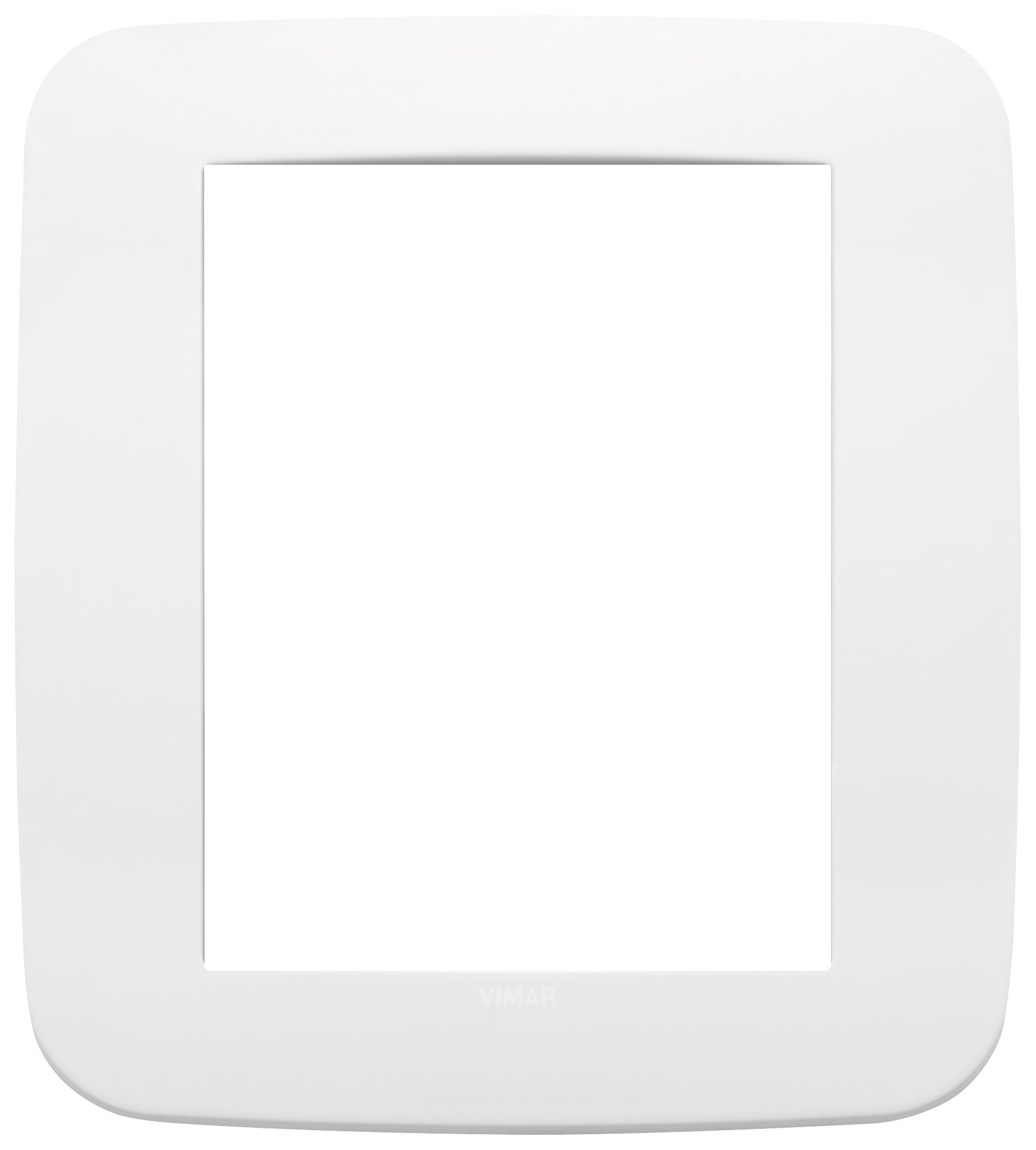 VIMAR - PLACCA ROUND 8M POLAR MATT 19698.26