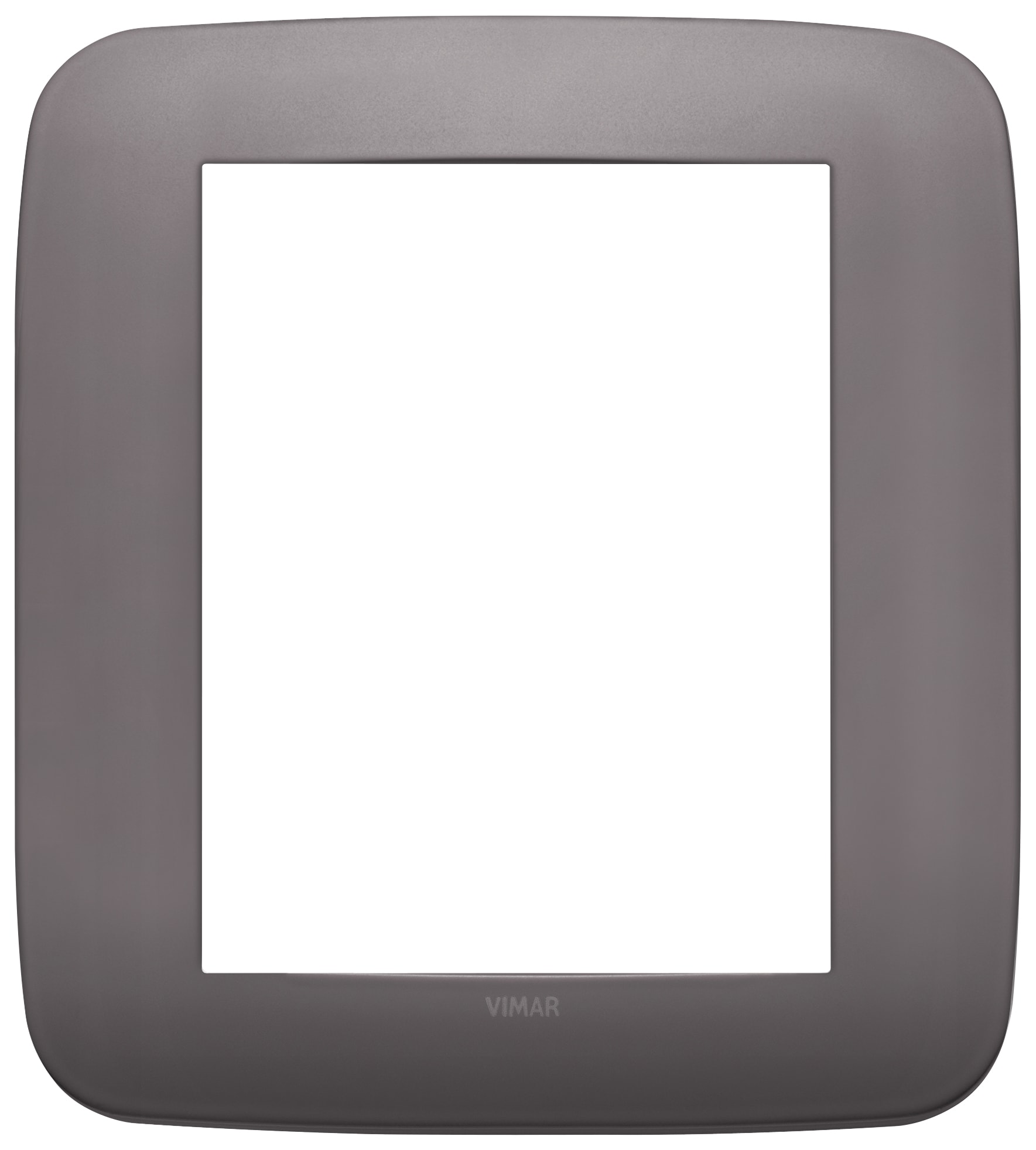 VIMAR - PLACCA ROUND 8M NICHEL DARK 19698.29