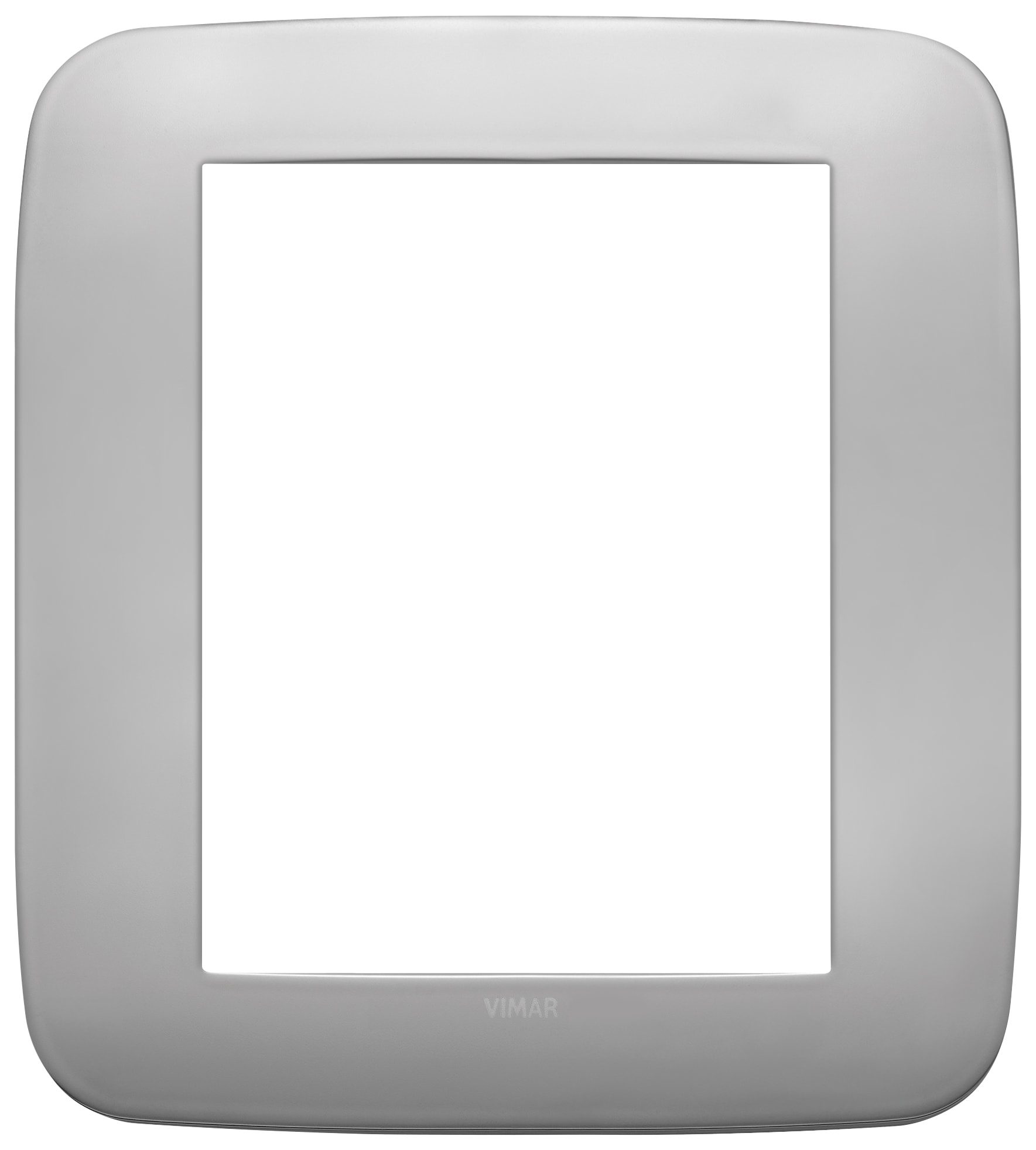 VIMAR - PLACCA ROUND 8M NICHEL MATT