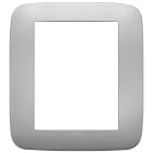 VIMAR - PLACCA ROUND 8M NICHEL MATT