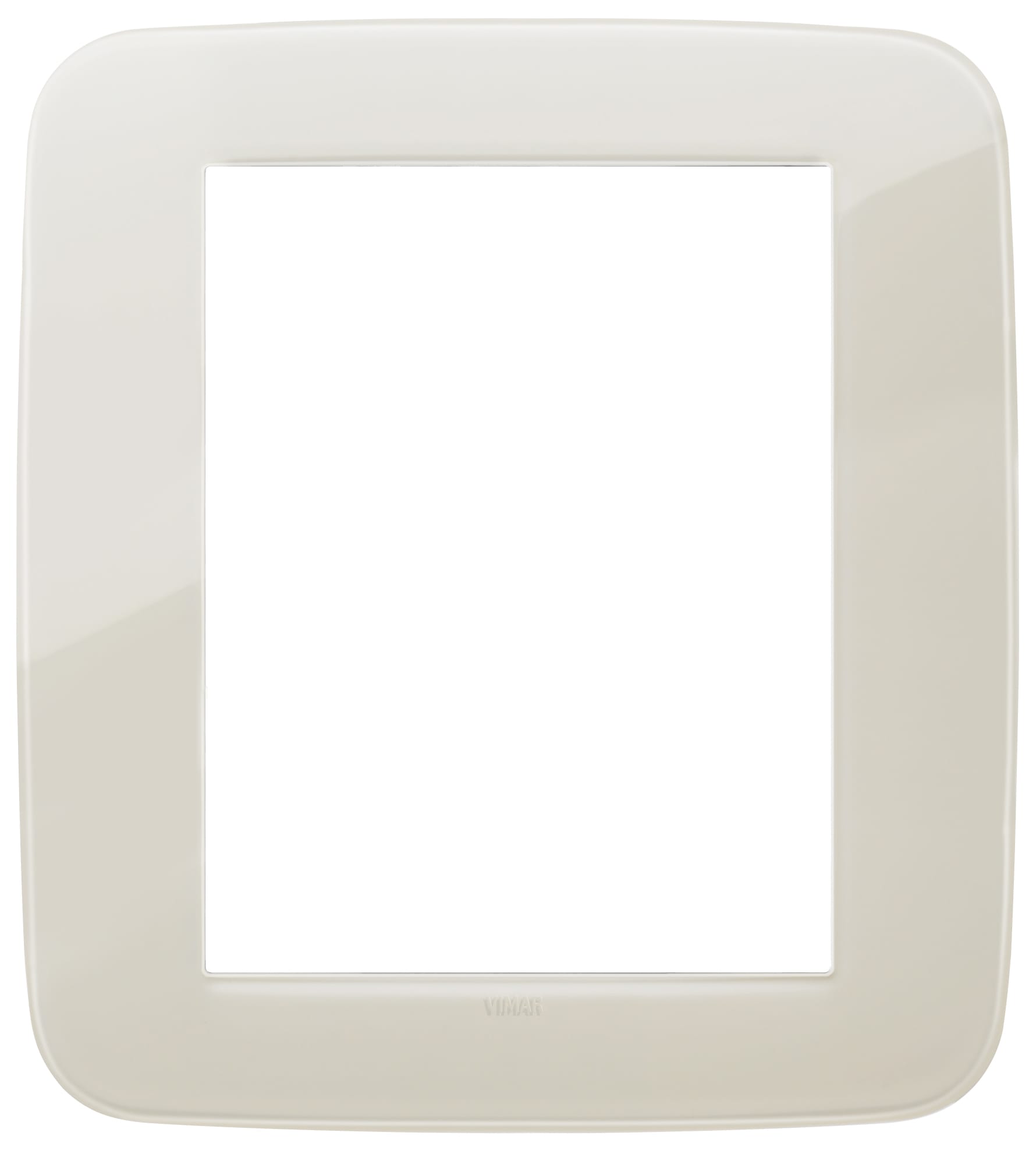 VIMAR - Placca Round 8M Reflex Avorio Moduli Tecnopolimero 19698.67