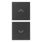 VIMAR - DUE MEZZI TASTI 1M SIMBOLI FRECCE GRIGIO