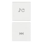 VIMAR - DUE MEZZI TASTI 1M SORG./TRACCIA BIANCO