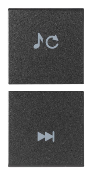 VIMAR - DUE MEZZI TASTI 1M SORG./TRACCIA GRIGIO 19751.5