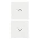 VIMAR - 2 MEZZI TASTI 1M FRECCE ANTIBATT. BIANCO 19751.AB.2.B