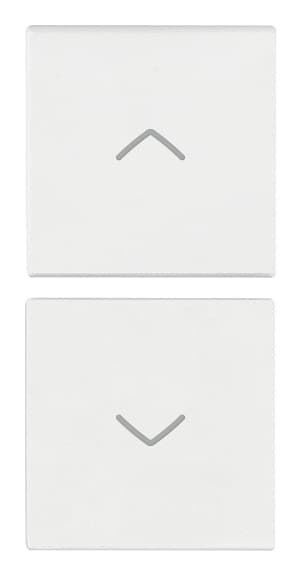 VIMAR - 2 MEZZI TASTI 1M FRECCE ANTIBATT. BIANCO