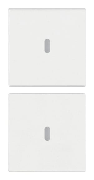 VIMAR - DUE MEZZI TASTI 1M NEUTRO PERS. BIANCO