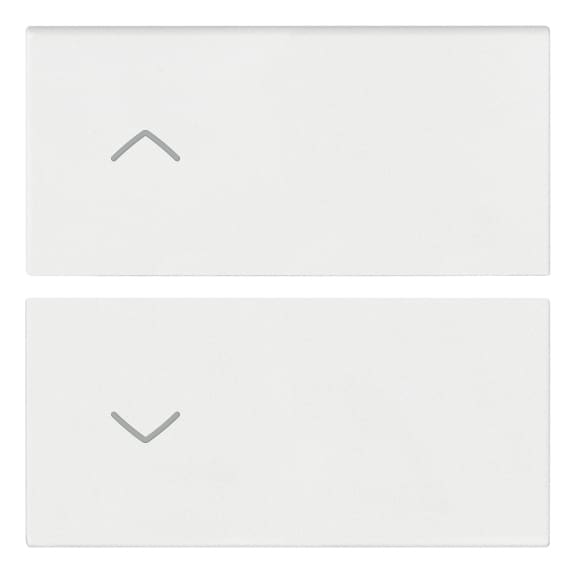 VIMAR - DUE MEZZI TASTI 2M SIMBOLI FRECCE BIANCO