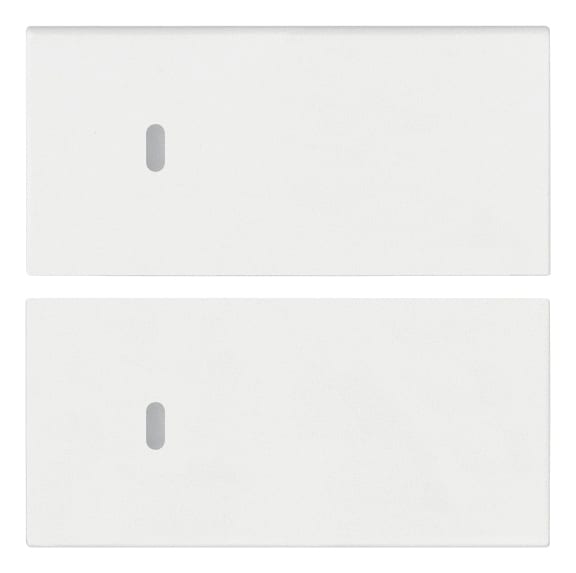 VIMAR - DUE MEZZI TASTI 2M NEUTRO PERS. BIANCO