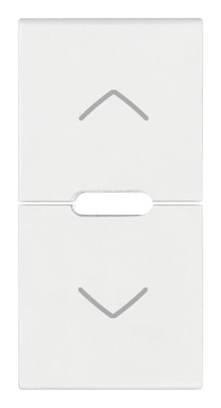 VIMAR - DUE MEZZI TASTI 1M SIMBOLI FRECCE BIANCO 19755.2.B