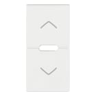 VIMAR - DUE MEZZI TASTI 1M SIMBOLI FRECCE BIANCO 19755.2.B