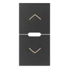 VIMAR - DUE MEZZI TASTI 1M SIMBOLI FRECCE GRIGIO