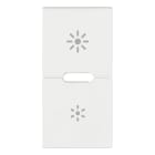 VIMAR - DUE MEZZI TASTI 1M DIMMER BIANCO 19755.3.B