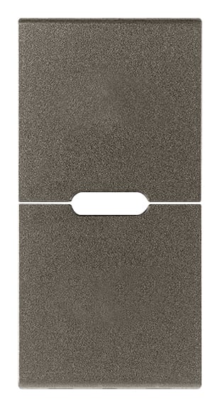 VIMAR - DUE MEZZI TASTI 1M NEUTRO PERS. METAL