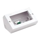 VIMAR - Scatola da Tavolo Inclinata per 4 Moduli Bianco con Supporto e Placca 19784.B