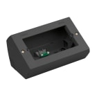 VIMAR - Scatola da Tavolo Grigio Inclinata per 4 Moduli con Supporto e Placca