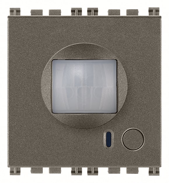 VIMAR - Rivelatore di Movimento Infrarossi Passivi Standard KNX Metal - 2 Moduli 19850.M