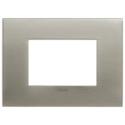 VIMAR - PLACCA ARKE FIT 3M ACCIAIO SPAZZOLATO