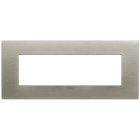 VIMAR - PLACCA FIT 7M ACCIAIO SPAZZOLATO 19957.08