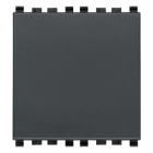 VIMAR - Deviatore 1P 16Ax 2M Grigio Illuminabile Tasto Sostituibile 250V~ 2 Moduli 200W Lampade Alimentatore Integrato 20005.2