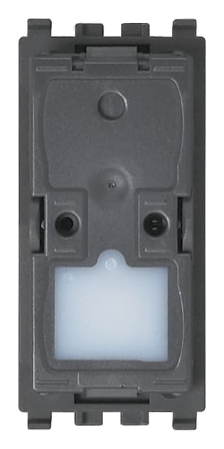 VIMAR - Devaitore 1P 20Ax Illuminabile Da Completare Con Tasto 1-2-3 Moduli Max 250 W Per Lampade Con Alimentatore Integrato 20006.0