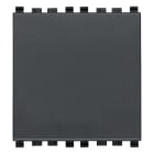 VIMAR - Deviatore 1P 20Ax 2M Grigio Illuminabile Tasto Sostituibile 2 Moduli 250W Lampade Alimentatore Integrato 20006.2