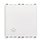 VIMAR - PULSANTE 1P NO 10A LUCE 2M BIANCO