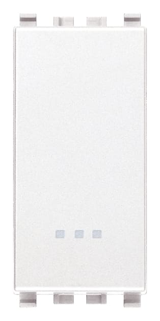VIMAR - PULSANTE 1P NO 10A BIANCO 20008.B