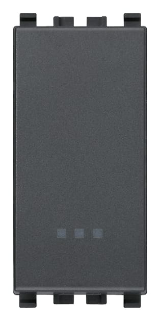 VIMAR - PULSANTE 1P NO 10A GRIGIO