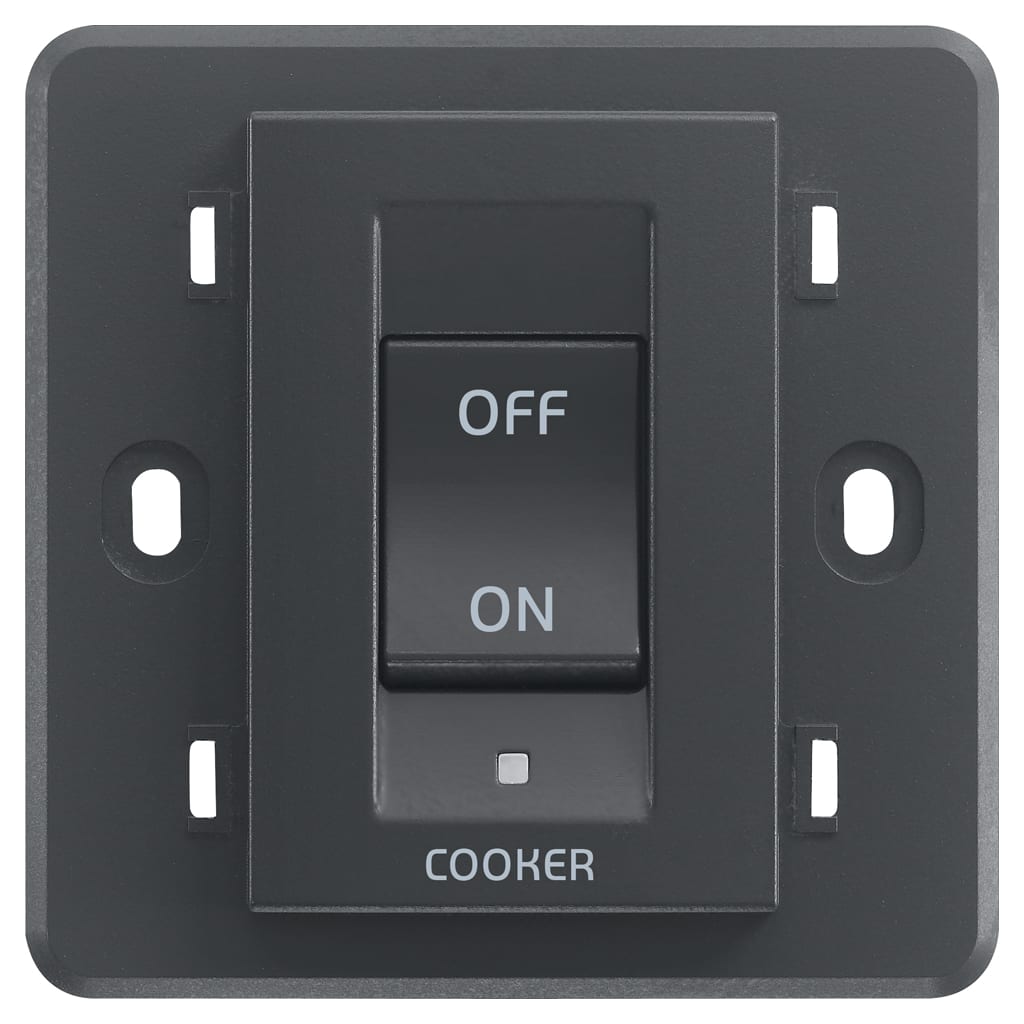 VIMAR - INTERRUTTORE 2P 45A COOKER 3M GRIGIO 20018.CK