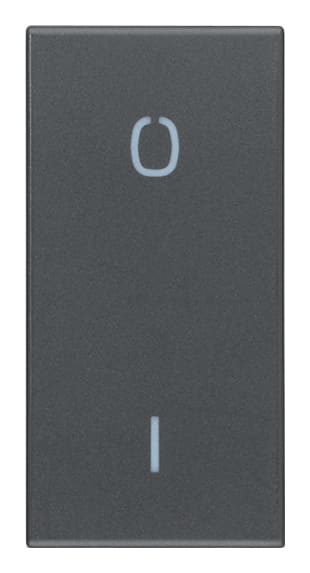 VIMAR - TASTO 1M SIMBOLO O I GRIGIO 20021.99