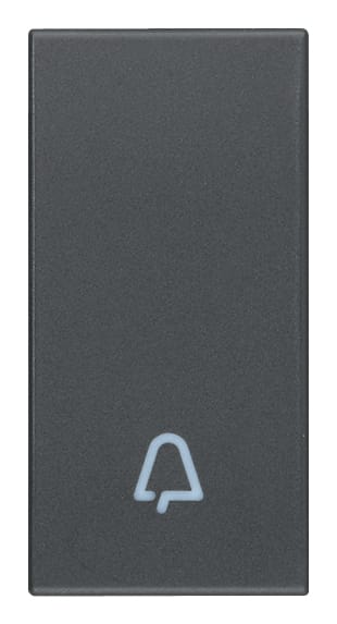 VIMAR - TASTO 1M SIMBOLO CAMPANELLO GRIGIO 20021.C