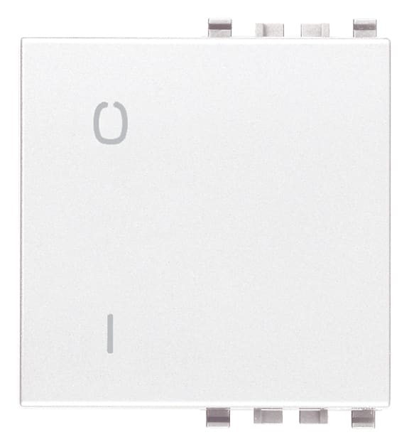 VIMAR - TASTO 2M SIMBOLO O I BIANCO 20022.99.B