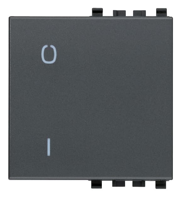 VIMAR - TASTO 2M SIMBOLO O I GRIGIO 20022.99