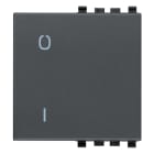 VIMAR - TASTO 2M SIMBOLO O I GRIGIO 20022.99