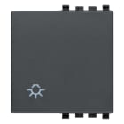 VIMAR - TASTO 2M SIMBOLO LUCE GRIGIO 20022.L