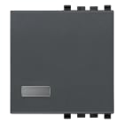 VIMAR - TASTO 2M CON DIFFUSORE GRIGIO 20027