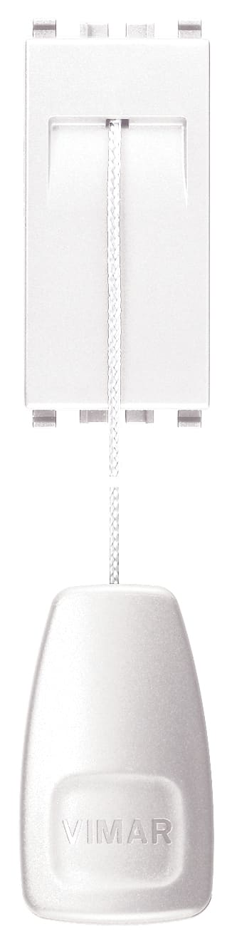 VIMAR - PULSANTE 1P NO 10A TIRANTE BIANCO