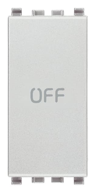 VIMAR - PULSANTE 1P NO+NC 10A SIMBOLO OFF NEXT 20056.33.N