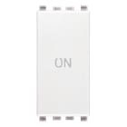 VIMAR - PULSANTE 1P NO+NC 10A SIMBOLO ON BIANCO