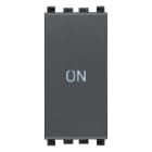 VIMAR - PULSANTE 1P NO+NC 10A SIMBOLO ON GRIGIO