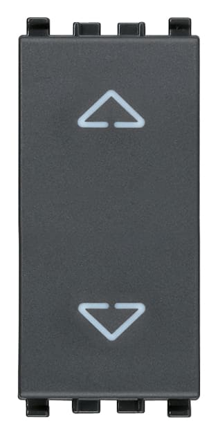VIMAR - PULSANTE COMMUTATORE 2P 10A GRIGIO