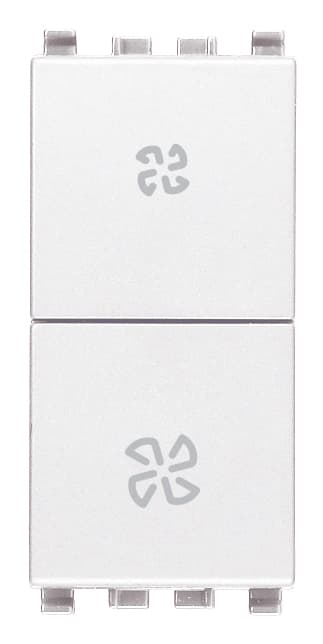 VIMAR - COMMUTATORE 2P 10AX FAN-COIL BIANCO 20063.B
