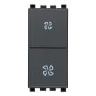 VIMAR - COMMUTATORE 2P 10AX FAN-COIL GRIGIO 20063
