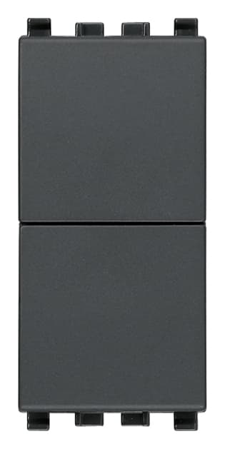 VIMAR - Pulsanti Indipendenti 10A Grigio - Chiusura Contemporanea Circuiti Motori 20066
